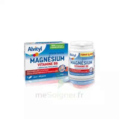 Alvityl Magnésium Vitamine B6 Libération Prolongée Comprimés Lp B/45 à LABENNE